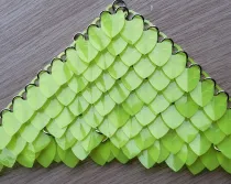 wholesale 500pcs Plastic Green Dragon Scale,ScaleMaille,Scale Mail Armor,Chainmaille,Mermaid Scale,Scale Maille Supplies