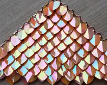 wholesale 500pcs Plastic Iridescent Dragon Scale,ScaleMaille,Scale Mail Armor,Chainmaille,Mermaid Scale,Scale Maille Supplies
