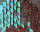 wholesale 500pcs Plastic Iridescent Dragon Scale,ScaleMaille,Scale Mail Armor,Chainmaille,Mermaid Scale,Scale Maille Supplies