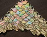 100pcs Large Silver Reflective Fux Leather Dragon Scale Handmade Rainbow Holographic ScaleMaille Maille Chainmaille Mermaid Scale