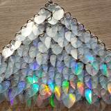 ScaleMaille 500pcs Holographic Transparent Sequin Dragon Scale Maille Chainmaille