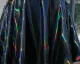 4-Way Stretch  Shiny Mirror Holographic PVC Vinyl  Fabric,Iridescent Rainbow Fabric,Hologram Holographic Fabric by the yard