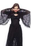 Women Gothic lace Cape with big sleeves Halloween Costume