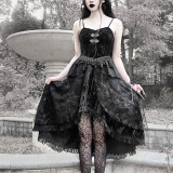 Black Velvet Gothic Dress