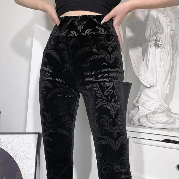 Gothic Victorian High Waist Leggings Pants
