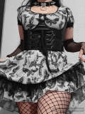 Black and White Gothic Dress