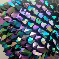 Wholesale 500pcs Iridescent Dragon Scale,Scalemail Bulk,Scalemail Scale Bulk,ScaleMaille,Scale Mail Armor,Chainmaille,Mermaid Scale,Scale Maille Supplies