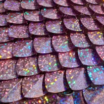 Wholesale 500pcs Plastic Glitter Purple Dragon Scale,ScaleMaille,Scale Mail Armor,Chainmaille,Mermaid Scale,Scale Maille Bulk Supplies