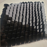 Wholesale 500pcs Plastic Acrylic Mirror Black Dragon Scales,Scale Maille Bulk Supplies,ScaleMaille,Scale Mail Armor,Chainmaille,Mermaid Scale