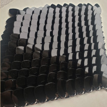 Wholesale 500pcs Plastic Acrylic Mirror Black Dragon Scales,Scale Maille Bulk Supplies,ScaleMaille,Scale Mail Armor,Chainmaille,Mermaid Scale