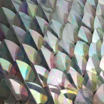 Wholesale  500pcs Large Size Holographic Iridescent Dragon Scale,ScaleMaille,Scale Mail Armor,Chainmaille,Mermaid Scale,Scale Maille Supplies
