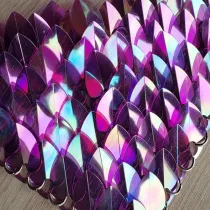 Wholesale  500pcs Large Size Holographic Iridescent Dragon Scale,ScaleMaille,Scale Mail Armor,Chainmaille,Mermaid Scale,Scale Maille Supplies