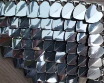 Wholesale 500pcs Large Mirror Silver Dragon Scale,ScaleMaille,Scale Mail Armor,Chainmaille,Mermaid Scale,Scale Maille Supplies