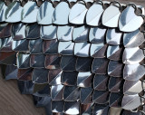 Wholesale 500pcs Large Mirror Silver Dragon Scale,ScaleMaille,Scale Mail Armor,Chainmaille,Mermaid Scale,Scale Maille Supplies