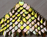 wholesale 500pcs Large Plastic Iridescent Dragon Scale,ScaleMaille,Scale Mail Armor,Chainmaille,Mermaid Scale,Scale Maille Supplies