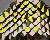 wholesale 500pcs Large Plastic Iridescent Dragon Scale,ScaleMaille,Scale Mail Armor,Chainmaille,Mermaid Scale,Scale Maille Supplies