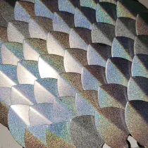 Wholesale 500pcs Holographic Glitter Large Anodized Aluminum Dragon Scales ,3D Scalemail Scales Bulk and Chainmaille Scalemaille, Dragon Armor Cosplay High Quality