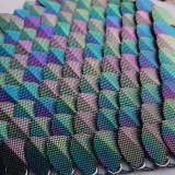 Wholesale 500pcs Large Rainbow Alloy Dragon Scales with Dragon Scale Details ,3D Scalemail Scales Bulk and Chainmaille Scalemaille, Dragon Armor Cosplay High Quality