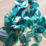 Wholesale 500pcs Large Size Plastic Iridescent Transparent Teal Dragon Scale,ScaleMaille,Scale Mail Armor,Chainmaille,Mermaid Scale,Scale Maille Supplies