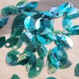Wholesale 500pcs Large Size Plastic Iridescent Transparent Teal Dragon Scale,ScaleMaille,Scale Mail Armor,Chainmaille,Mermaid Scale,Scale Maille Supplies