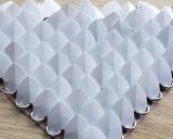 wholesale 500pcs Large Size Plastic White Dragon Scale,ScaleMaille,Scale Mail Armor,Chainmaille,Mermaid Scale,Scale Maille Supplies