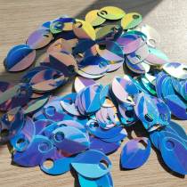 Wholesale 500pcs Large Size Plastic Iridescent Gold Blue Dragon Scale,ScaleMaille,Scale Mail Armor,Chainmaille,Mermaid Scale,Scale Maille Supplies