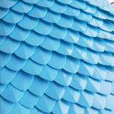 wholesale 500pcs Large Size Plastic Blue Dragon Scale,ScaleMaille,Scale Mail Armor,Chainmaille,Mermaid Scale,Scale Maille Supplies