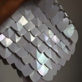 Wholesale  500pcs Large Size Holographic Iridescent Dragon Scale,ScaleMaille,Scale Mail Armor,Chainmaille,Mermaid Scale,Scale Maille Supplies