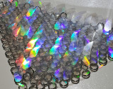 Wholesale 500pcs Large Size Transparent Clear Holographic Iridescent Dragon Scale,ScaleMaille,Scale Mail Armor,Chainmaille,Mermaid Scale,Scale Maille Supplies