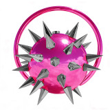 Spiked Mirror Ball Top Handle Bags,Flail Morning star Mace Handbags