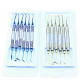 Dental Resin Filler Resin Aesthetic Repair Kit Oral Resin Filler 6 Piece /Set Golden