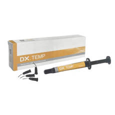 DX.TEMP Dental temporary light cure composite 2.5g/Syringe Clear Color