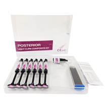 Dental Posterior Light Cure Composite resin Kit 6 Syringe/kit 4g/Syringe