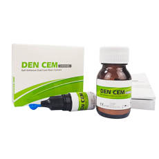 Dental cement self adhesive dual cure resin cement HANDMIX liquid+powder