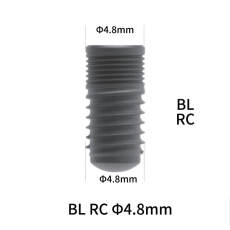 Straumann Compatible BL RC Dental Implant, D4.8 mm, 10 mm