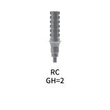 Straumann Compatible RC Temporary Abutment Crown GH=2