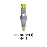 Straumann Compatible Dental BL NC Impression Cap Φ4.5 H=14 MM Closed Tray