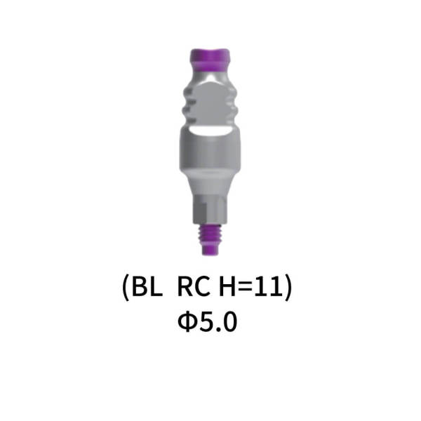 Straumann Compatible Dental BL RC Impression Cap Φ5 H=11 MM Closed Tray