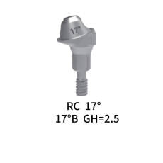 Straumann Compatible RC Multi-Unit Angled Abutment 17° GH=2.5 Type B