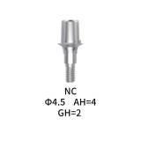 Straumann Compatible NC Abutment Φ4.5 AH=4 GH=2