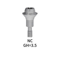 Straumann Compatible NC Screw-retained Multiunit Abutment GH=3.5