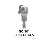 Straumann Compatible NC Multi-unit Abutment Angle 30° GH=4.5 Type B