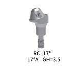 Straumann Compatible RC Multi-Unit Angled Abutment 17° GH=3.5 Type A