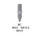 Straumann Compatible RC Cement_retained Abutment Φ4.5 AH5.5 GH3