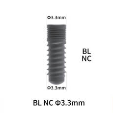 Straumann Compatible BL NC Dental Implant, D3.3 mm, L8 L10 L12 L14 mm