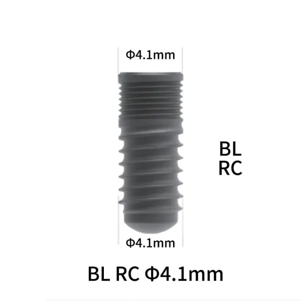Straumann Compatible BL RC Dental Implant, D4.1 mm, 12 mm