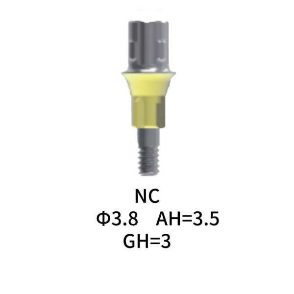 Straumann Compatible NC Cement-retained Abutment Φ3.8 AH3.5 GH3