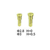 Straumann Compatible NC Closure Screw Φ3 H=0.5