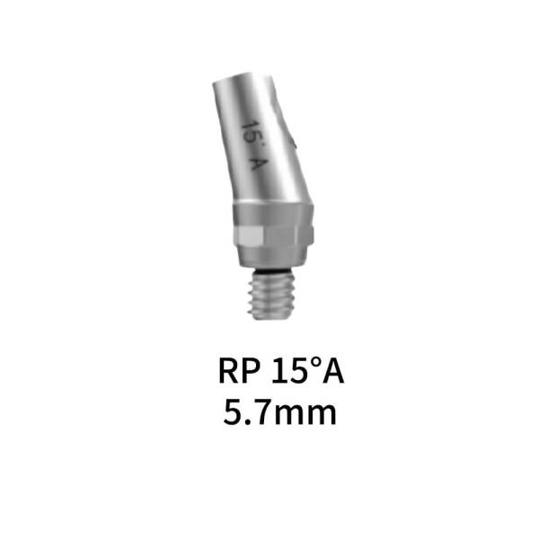 Straumann Compatible RP Octagon 15° Angled Abutment Type A 5.7mm