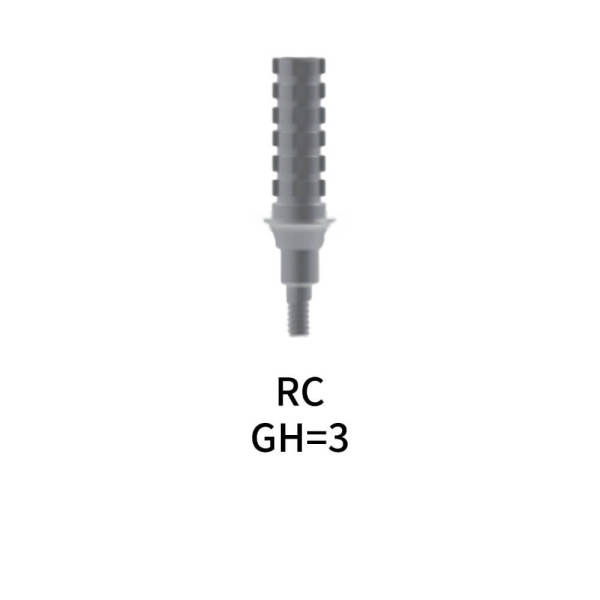 Straumann Compatible RC Temporary Abutment Bridge GH=3